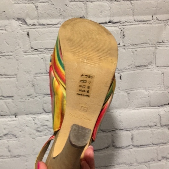 Michael Antonio “Kayla” platform Sling back heels Sz 6 - Picture 6 of 8